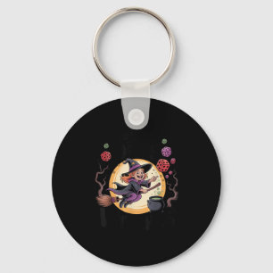 Throw The Dice Witches Halloween Bunco Dice Game D Key Ring