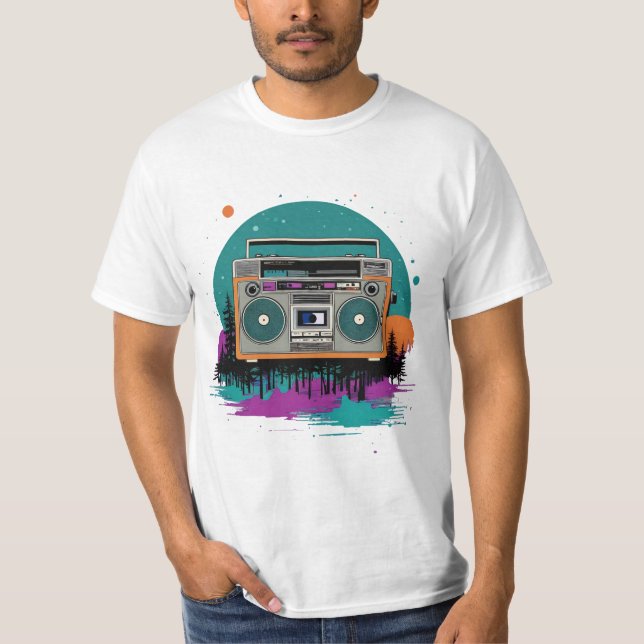 Throwback Thursday: 70s Boombox Art T-Shirt (Front)