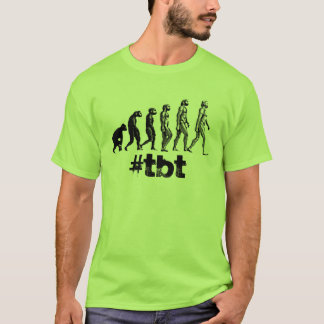 Throwback Thursday TBT Evolution hashtag shirt