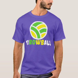 Throwball Tee Awesome Degsin for a Throwball Suppo