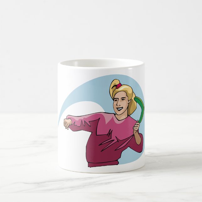 Throwing A Boomerang Coffee Mug (Creator Uploaded)