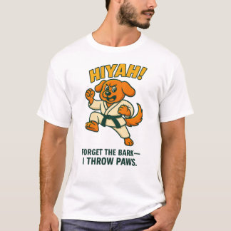 Throwing Paws – Funny Karate Dog T-Shirt
