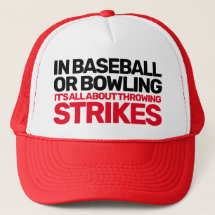 Throwing Strikes Fun Bowler Bowling Hat