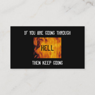 thru hell bc business card
