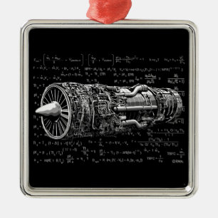 Thrust matters! metal tree decoration