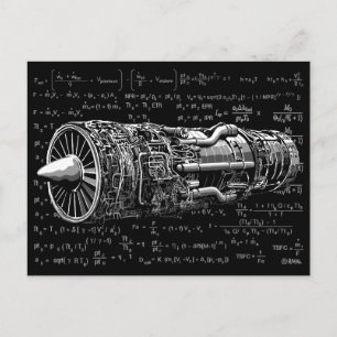 Thrust matters! postcard