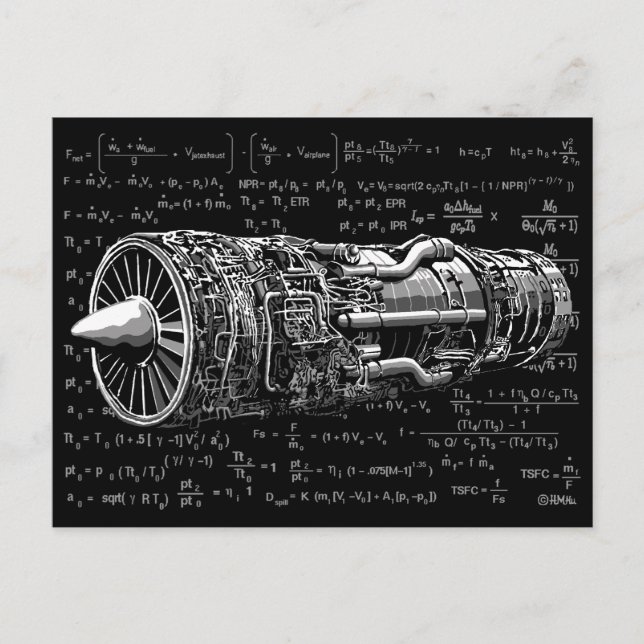 Thrust matters! postcard (Front)