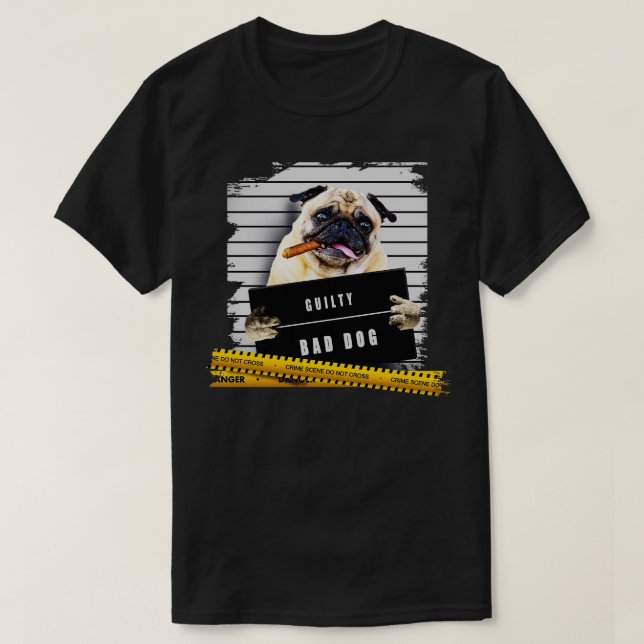 Thug Dog T-Shirt (Design Front)