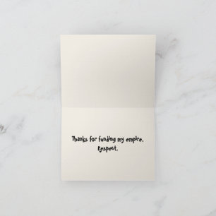 Thug Life Baby Thank you notes