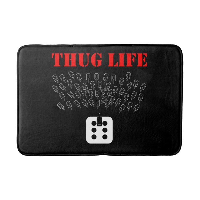 Thug Life Bath Mat (Front)