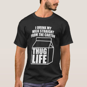 Thug Life Milk Carton (dark) T-Shirt
