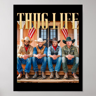 Thug Life Trump Vance Kennedy Elon 1 Poster