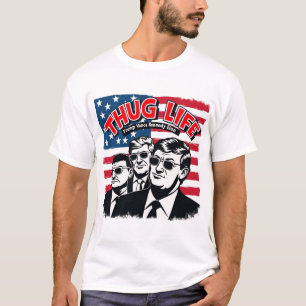 Thug Life Trump Vance Kennedy Elon Graphic Shirt