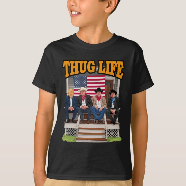 Thug Life Trump Vance Kennedy Elon Shirt  (Front)