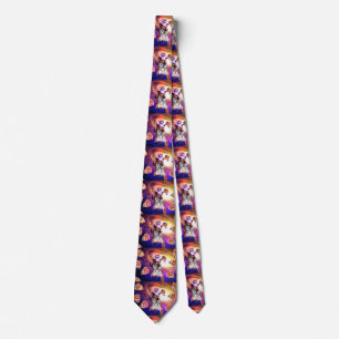 Thug Space Cat On Tiger Unicorn Tie