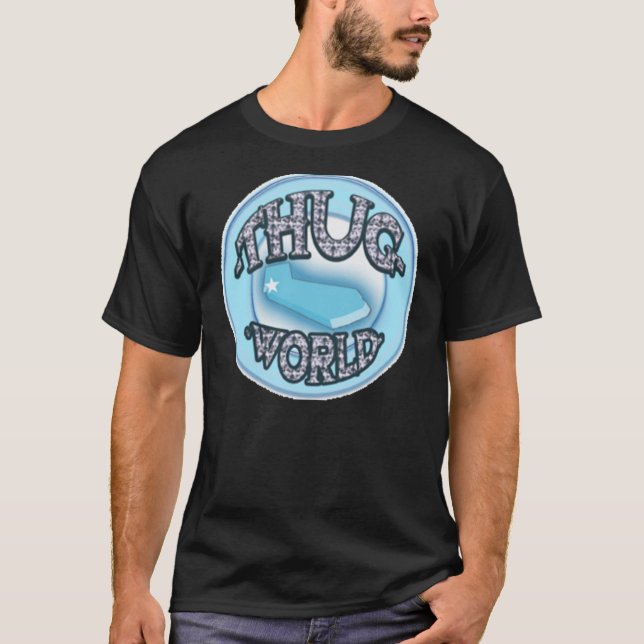 thug world records T-Shirt (Front)