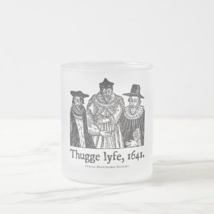 Thugge lyfe (mug) frosted glass coffee mug