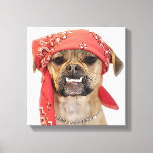 thuggle canvas print