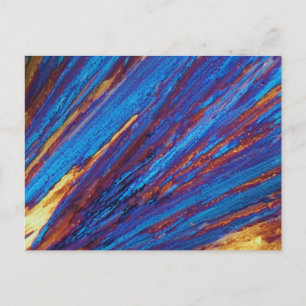 Thulium nitrate under the microscope postcard