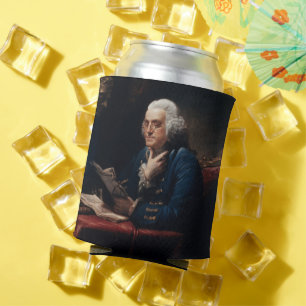 Thumb Portrait Benjamin Franklin at White House  Can Cooler