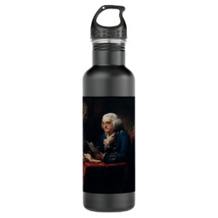 Thumb Portrait, Benjamin Franklin Founding Father 710 Ml Water Bottle