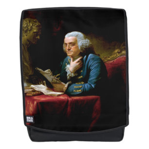 Thumb Portrait, Benjamin Franklin Founding Father Backpack