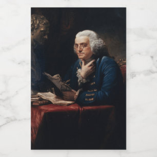 Thumb Portrait, Benjamin Franklin Founding Father Food Label