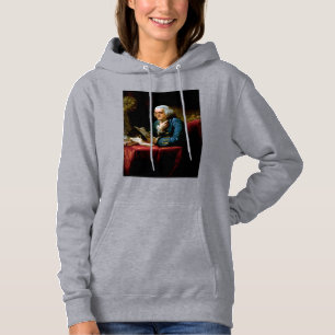 Thumb Portrait, Benjamin Franklin Founding Father Hoodie