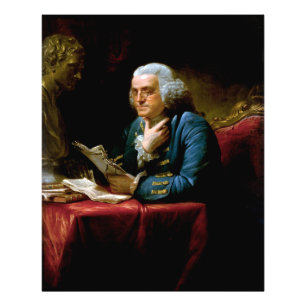 Thumb Portrait, Benjamin Franklin Founding Father Photo Print
