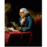 Thumb Portrait, Benjamin Franklin Founding Father Photo Sculpture Magnet<br><div class="desc">Benjamin Franklin: A Man of Many Talents - Benjamin Franklin, a Founding Father of the United States, was a man of extraordinary intellect and diverse talents. Born in Boston, Massachusetts, in 1706, he quickly established himself as a polymath, excelling in fields as varied as science, politics, and philosophy. - Franklin's...</div>
