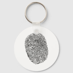 Thumb Print Key Ring