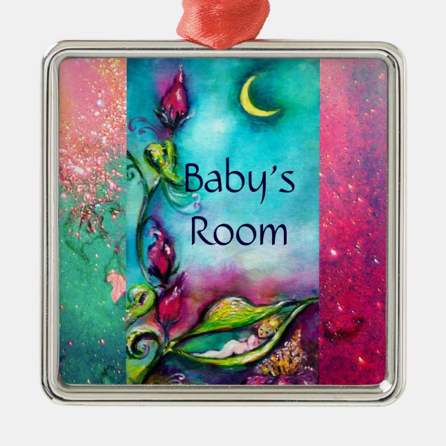 THUMBELINA  DOOR HANGER METAL TREE DECORATION (Front)