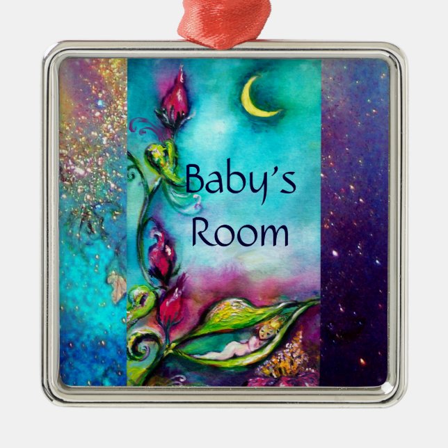 THUMBELINA  DOOR HANGER METAL TREE DECORATION (Front)