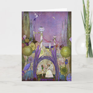 Thumbelina Fairy Tale Illustration Card