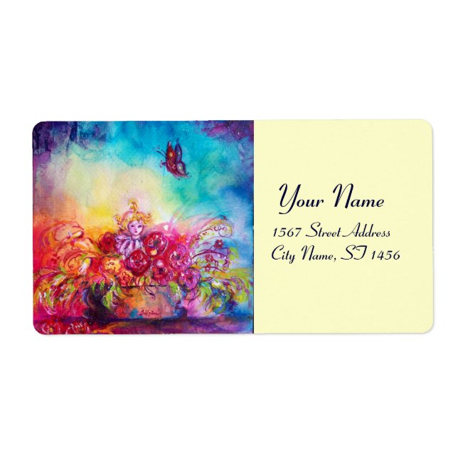 THUMBELINA ,FLOWER BASKET AND BUTTERFLY (Front)