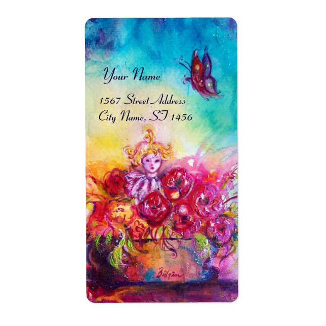 THUMBELINA ,FLOWER BASKET AND BUTTERFLY (Front)