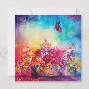 THUMBELINA,FLOWER BASKET AND BUTTERFLY ANNOUNCEMENT