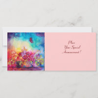 THUMBELINA,FLOWER BASKET AND BUTTERFLY
