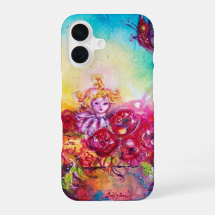 THUMBELINA ,FLOWER BASKET AND BUTTERFLY iPhone 16 CASE