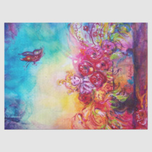 THUMBELINA ,FLOWER BASKET AND BUTTERFLY TISSUE PAPER