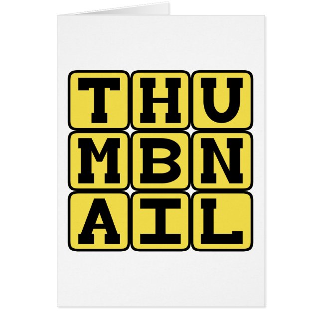 Thumbnail, Small Preview Image (Front)
