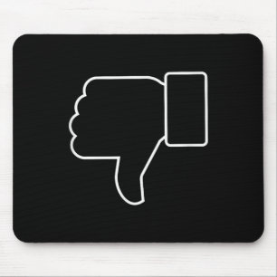 Thumbs Down, Funny, Jokes, Sarcastic  Mouse Mat