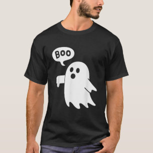 Thumbs Down Ghost Screaming Boo Disapproval Ghost  T-Shirt