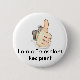 Thumbs up 6 cm round badge