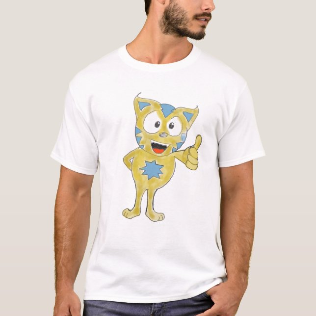 Thumbs up cat T-Shirt (Front)