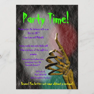 Thumbs up Disco Theme Invitation