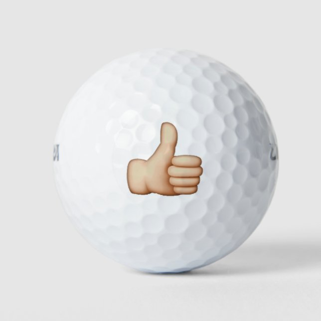 Thumbs Up - Emoji Golf Balls (Front)