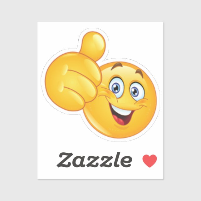Thumbs Up Emoji Sticker (Sheet)