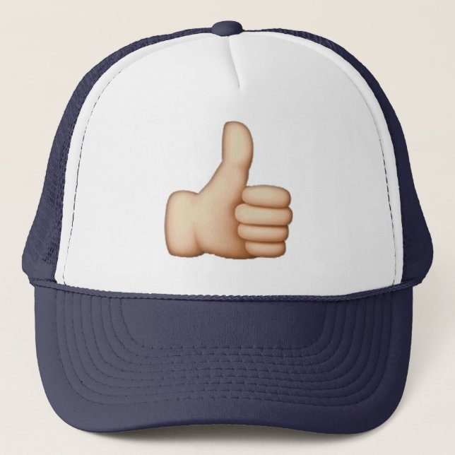 Thumbs Up - Emoji Trucker Hat (Front)