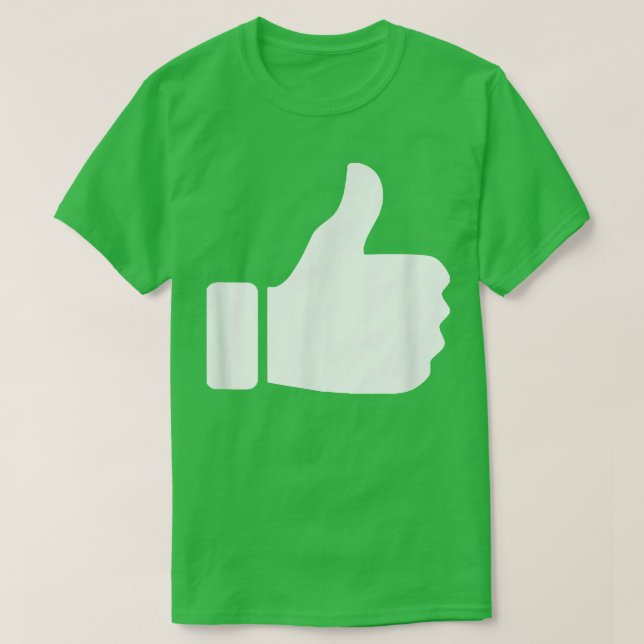 THUMBS UP FUNNY TEE SHIRT  (Design Front)